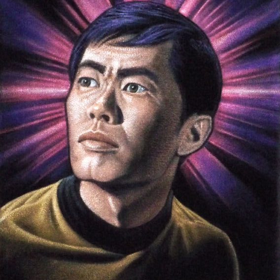 Bruce White - "George Takei" - Spoke Art