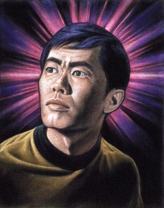 Bruce White - "George Takei" - Spoke Art