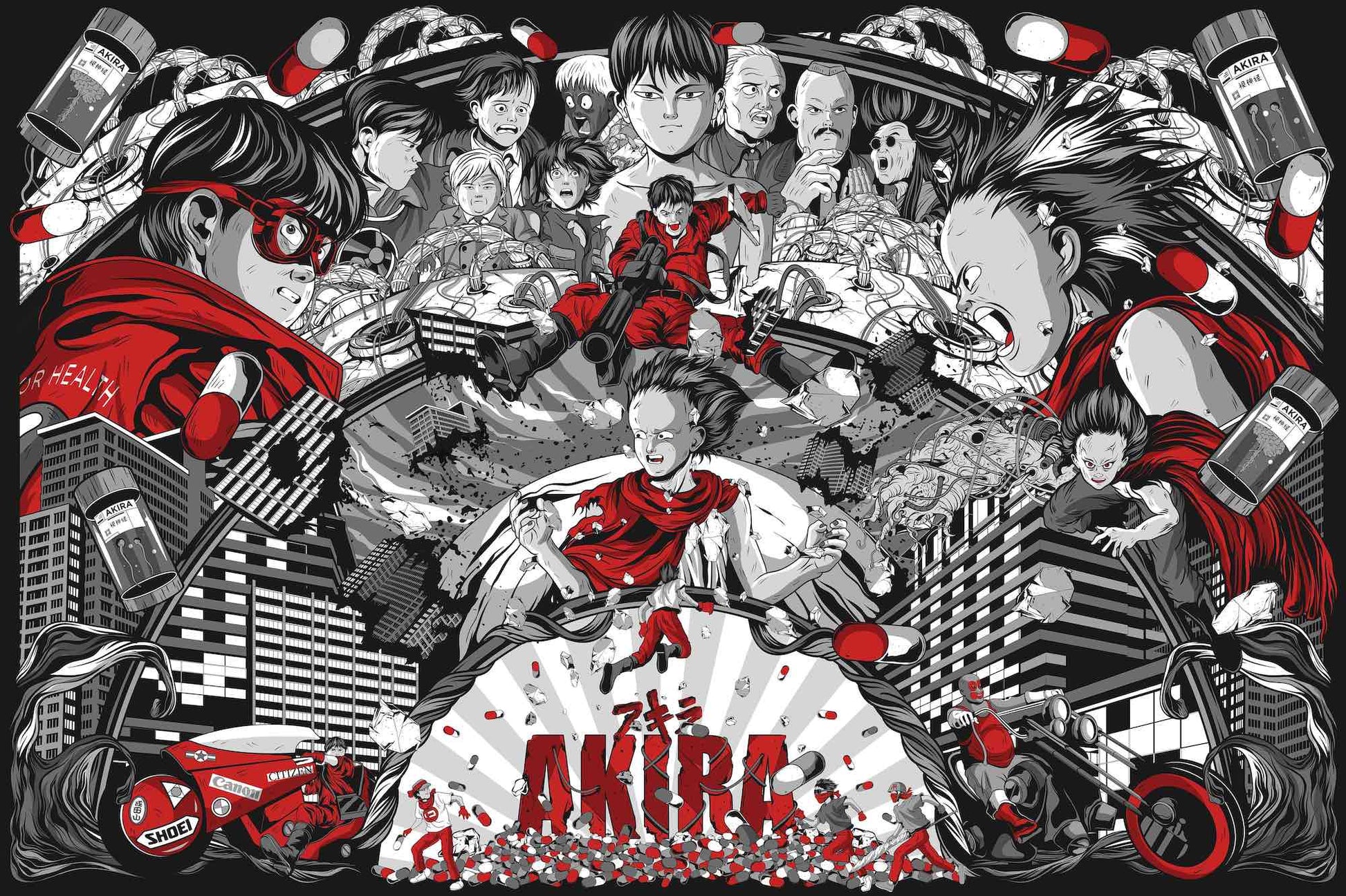 Germain Barthelemy - "Akira" Print - Spoke Art