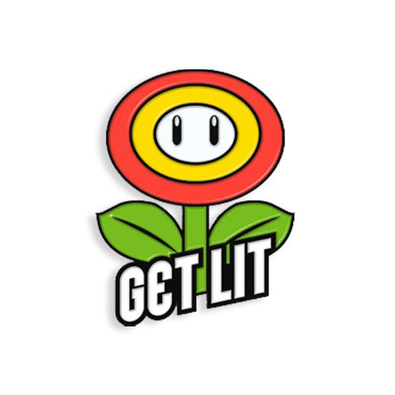 Get Lit Pin - Spoke Art