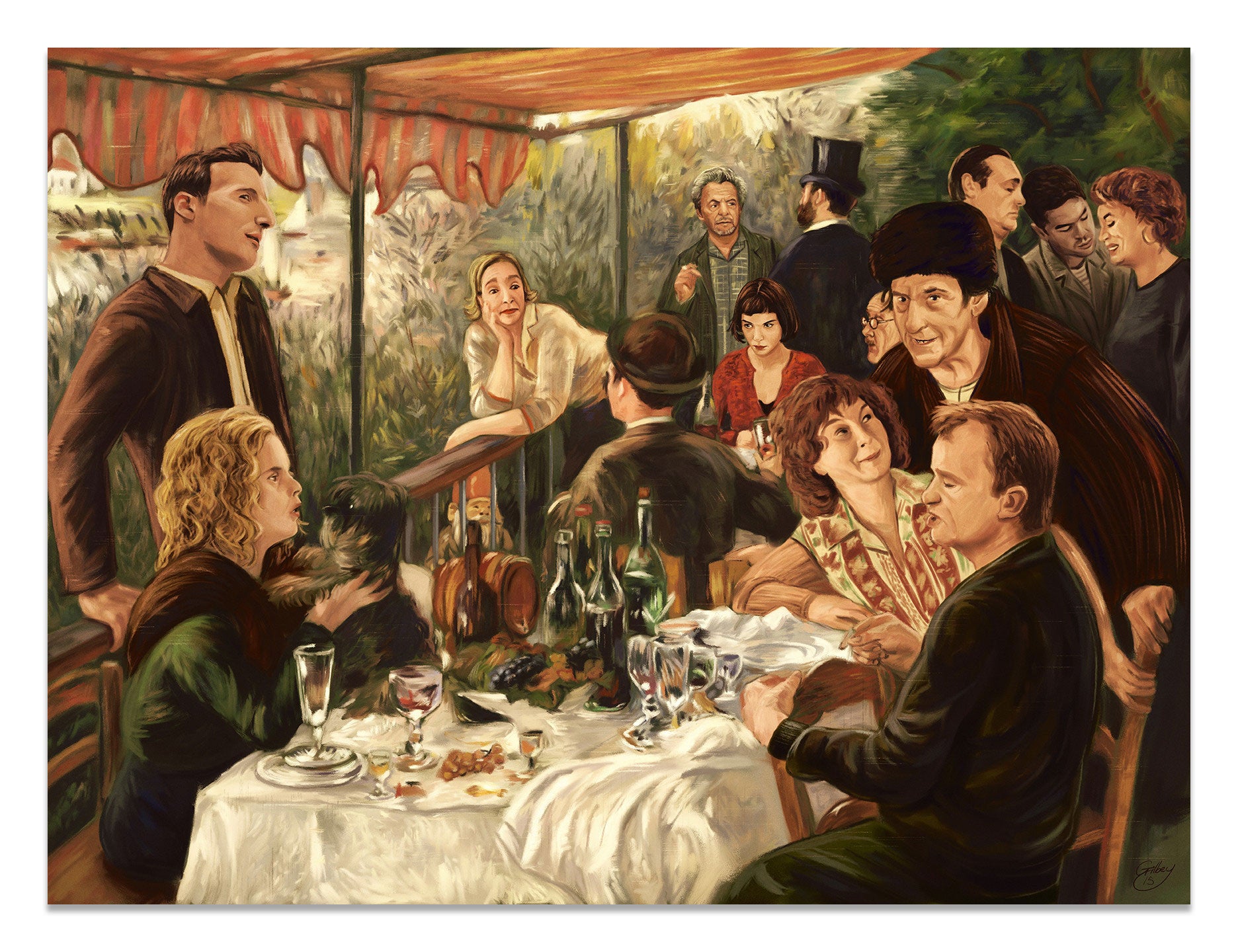 Sam Gilbey - "Luncheon of the New Boating Party" (after Renoir) - Spoke Art