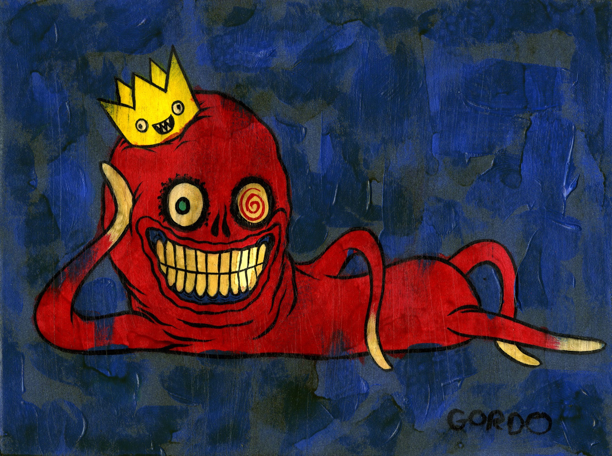 Alex Pardee - "Gordo's Self Portrait 10" - Spoke Art