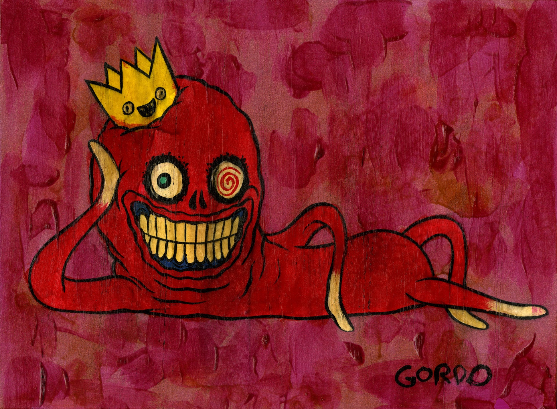 Alex Pardee - "Gordo's Self Portrait 2" - Spoke Art
