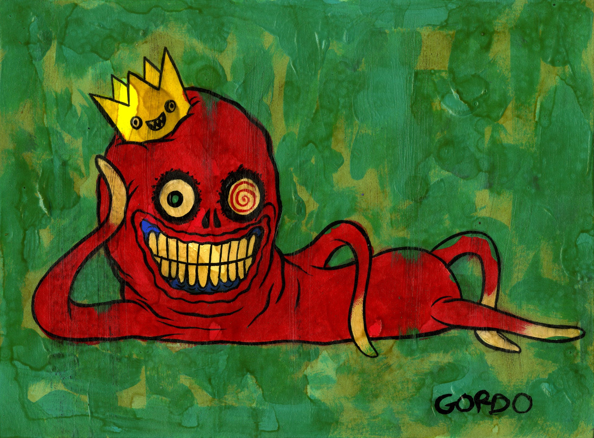 Alex Pardee - "Gordo's Self Portrait 3" - Spoke Art