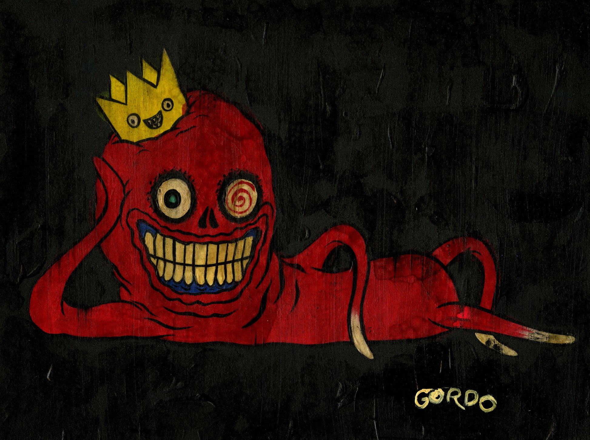 Alex Pardee - "Gordo's Self Portrait 4" - Spoke Art