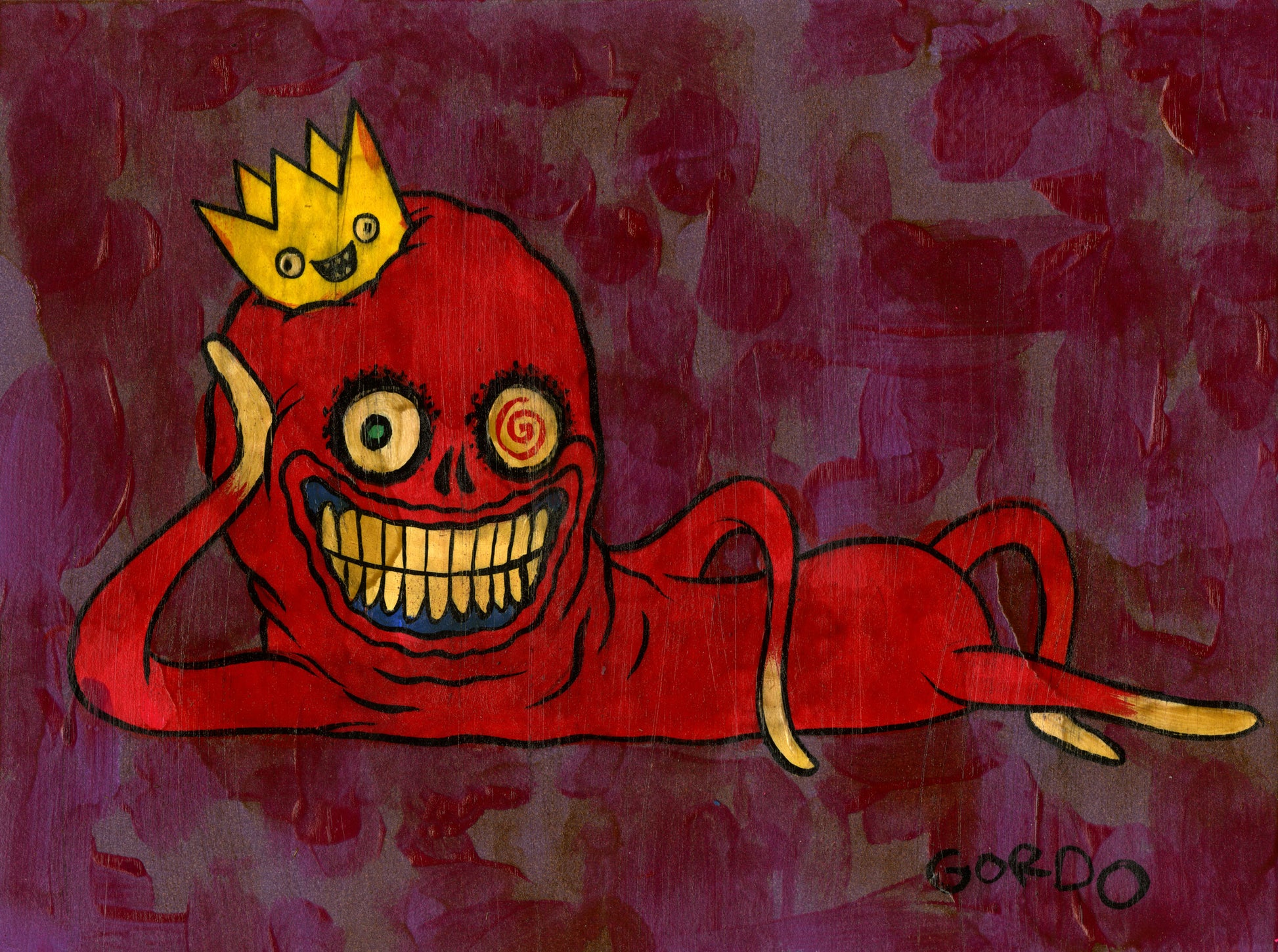 Alex Pardee - "Gordo's Self Portrait 5" - Spoke Art