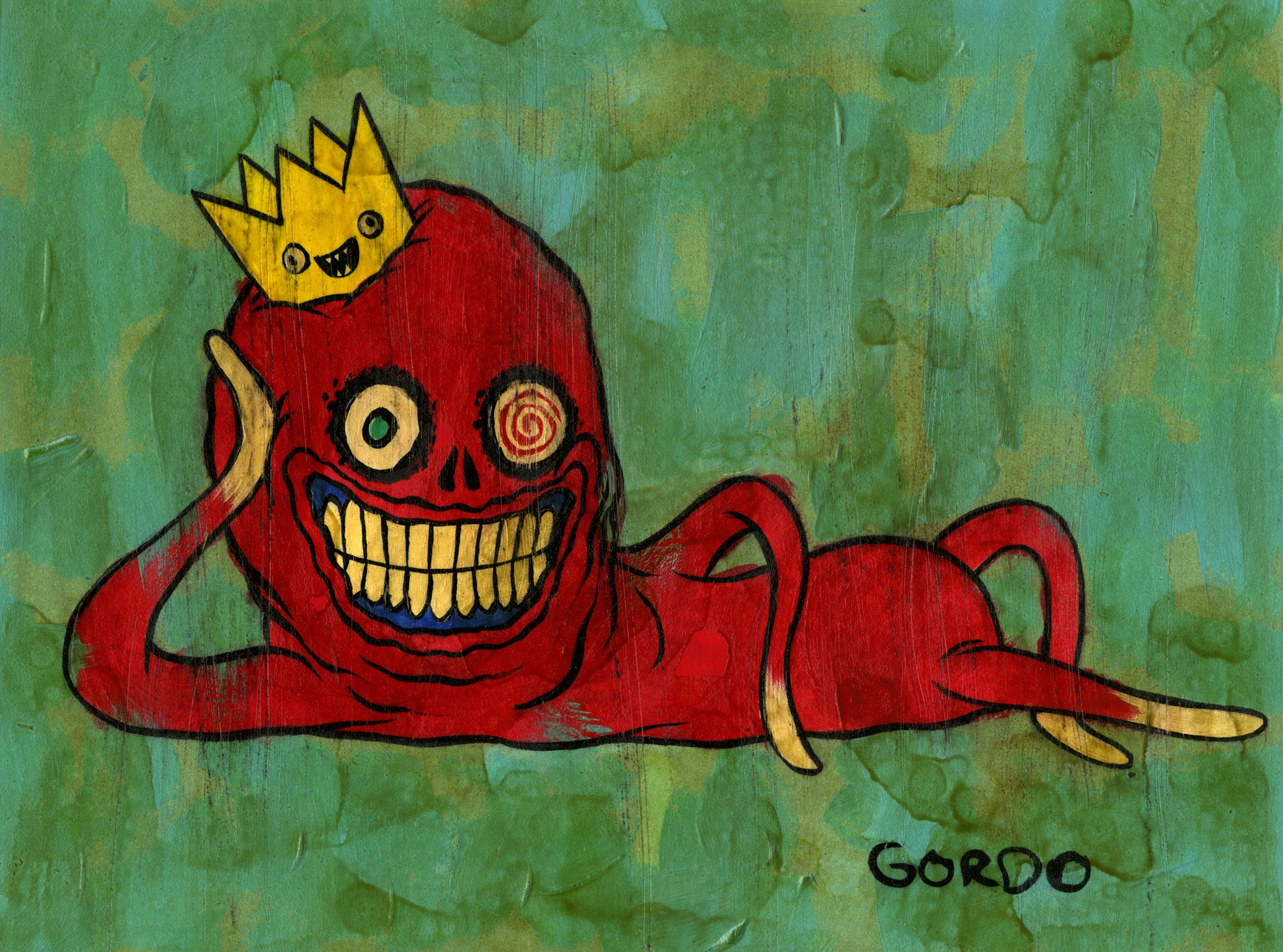 Alex Pardee - "Gordo's Self Portrait 6" - Spoke Art