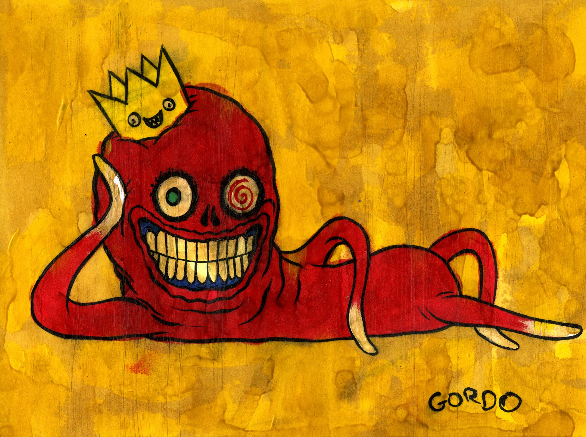 Alex Pardee - "Gordo's Self Portrait 9" - Spoke Art