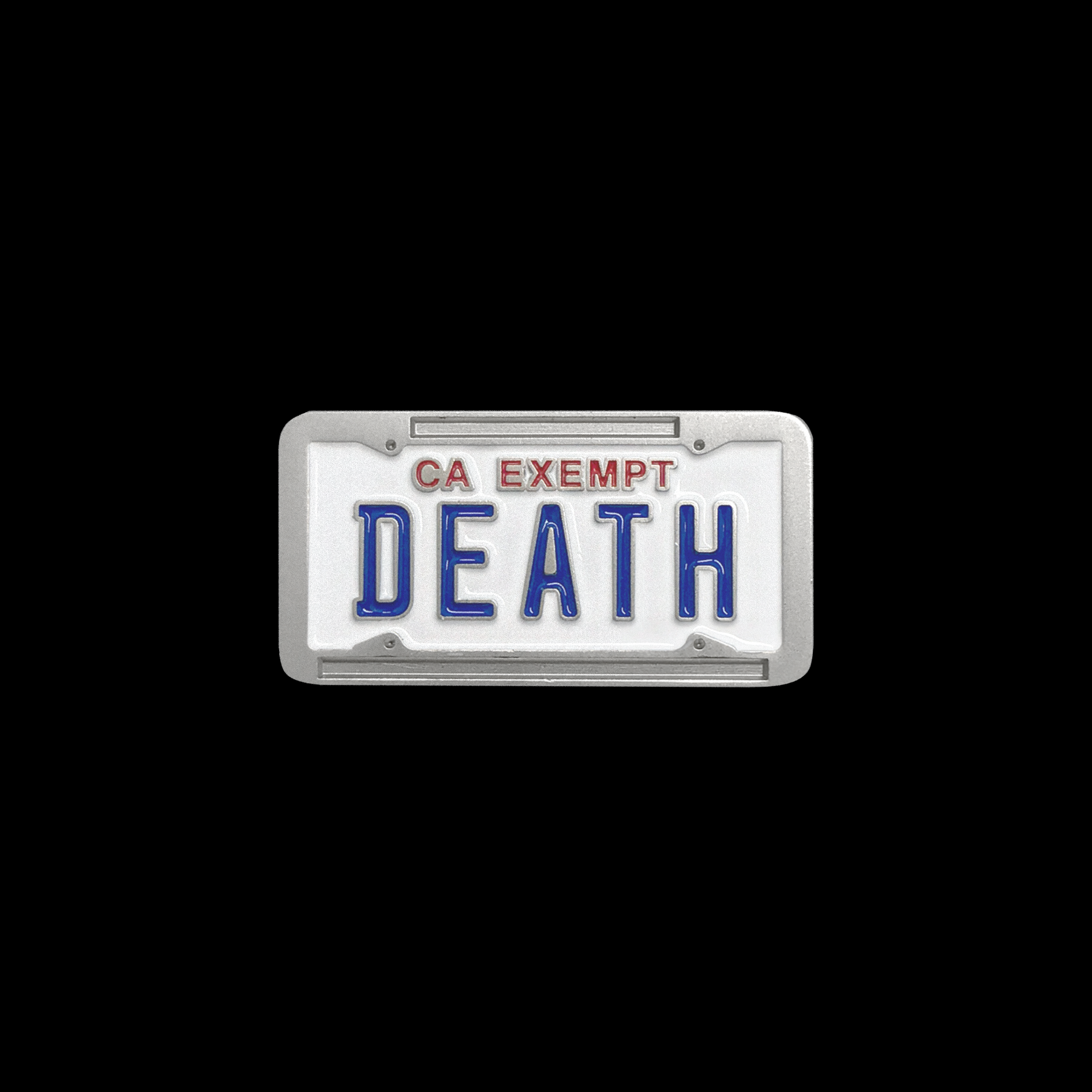 Government Plate Enamel Pin - Spoke Art