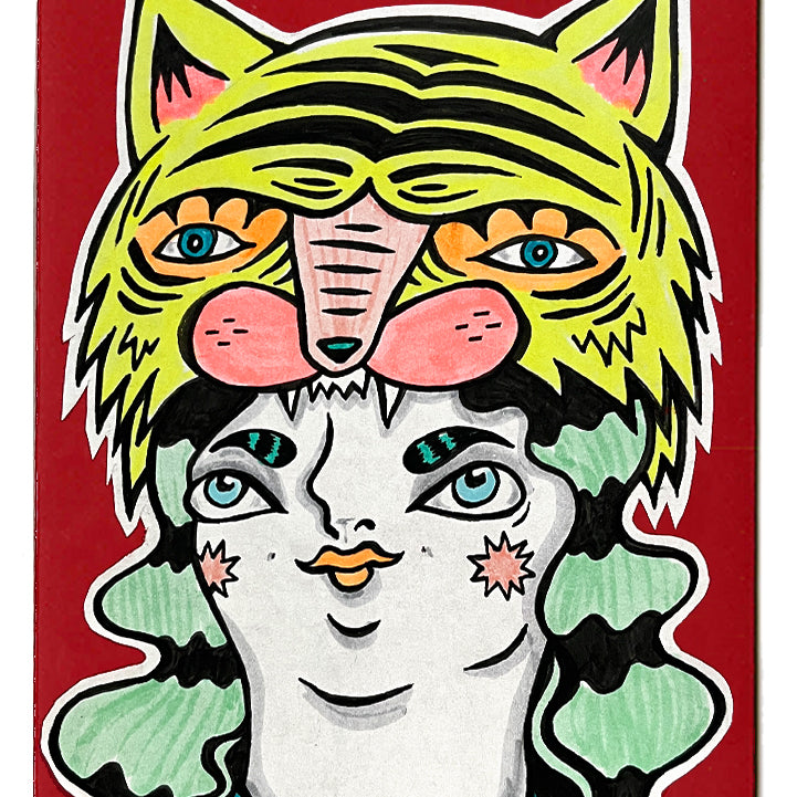 Grace Lang - "Tiger Babe 2" - Spoke Art