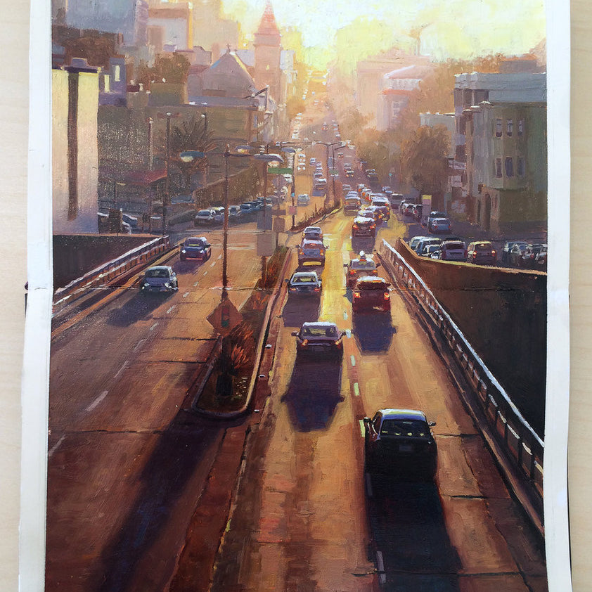 Greg Gandy - "Sunset from Broadway Tunnel" - Spoke Art