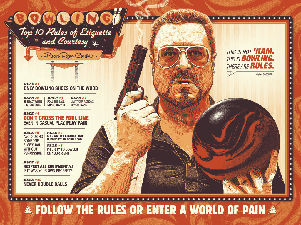 Guillaume Morellec - "The Big Lebowski: Bowling Rules" - Spoke Art