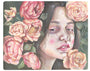 Hanna Jaeun In My Thoughts acrylic on Moleskine