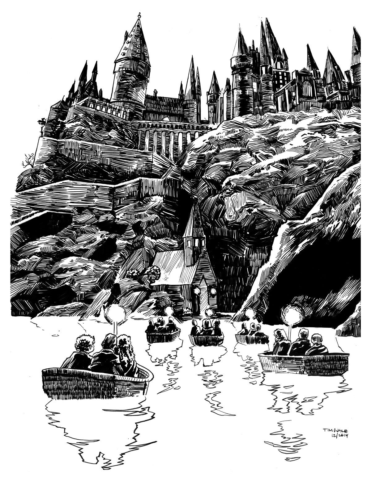 Tim Doyle - "Hogwarts" - Spoke Art