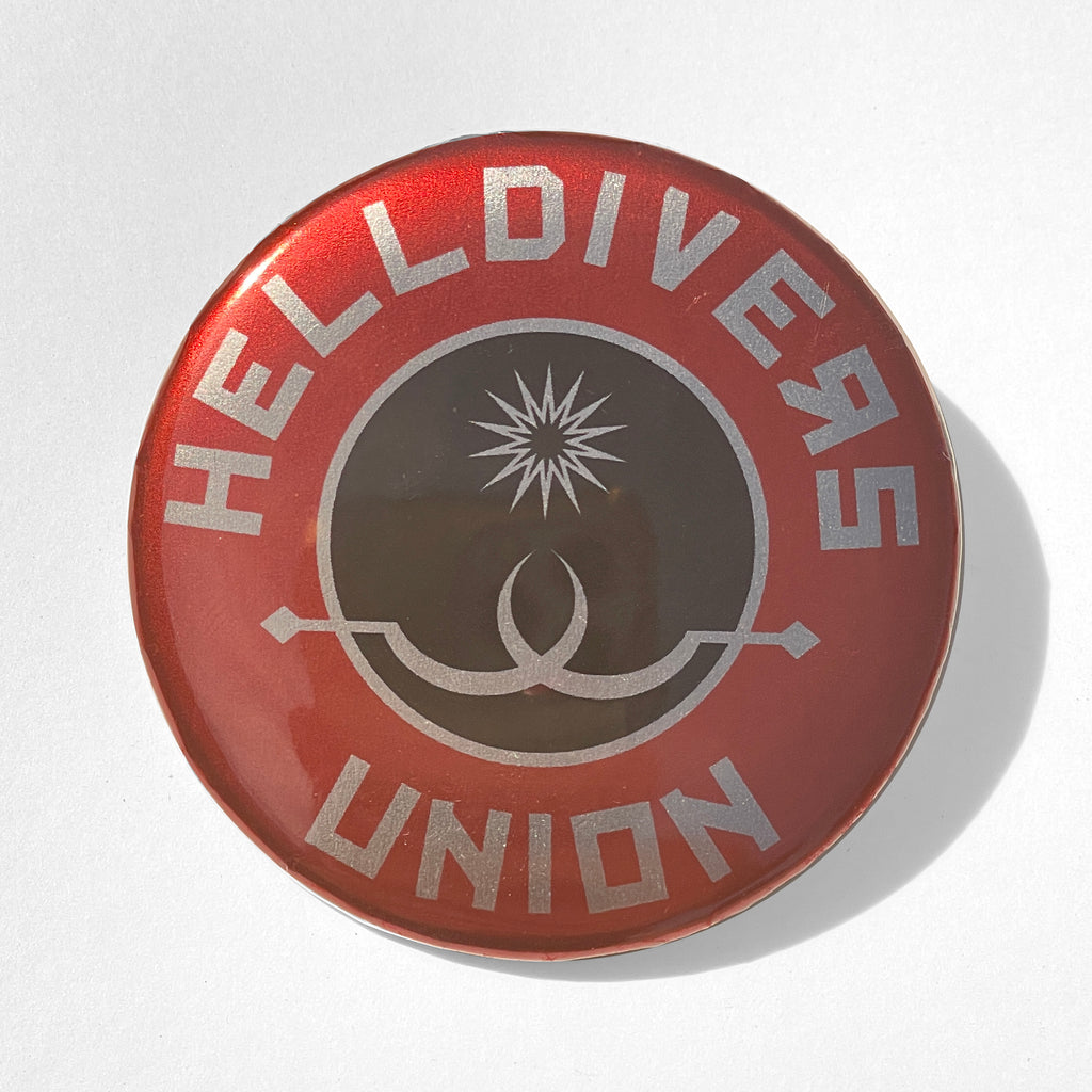 Lit Escalates - "Helldivers Union" button - Spoke Art