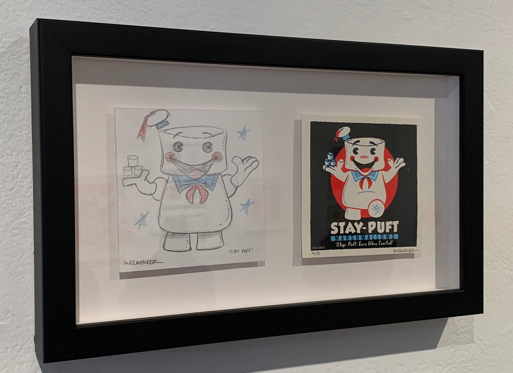 Ian Glaubinger - "Stay Puft Original Sketch & Print" - Spoke Art