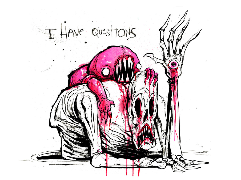 Alex Pardee - "I Have Questions" - Spoke Art