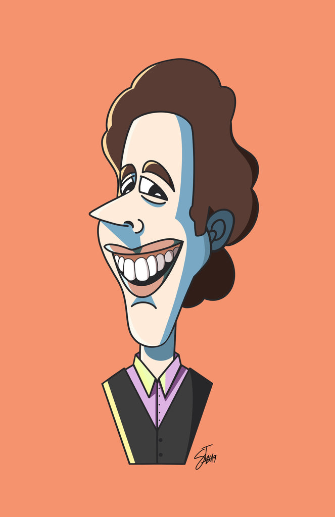 Stephanie Insalaco - "Seinfeld Pop Art Caricatures: Jerry" - Spoke Art