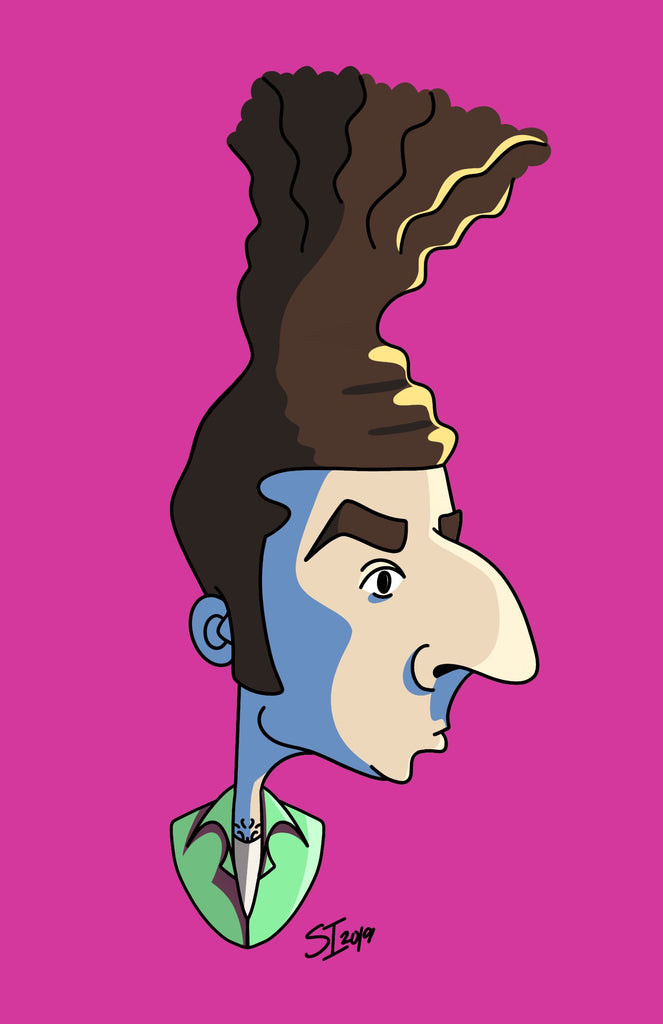 Stephanie Insalaco - "Seinfeld Pop Art Caricatures: Kramer" - Spoke Art