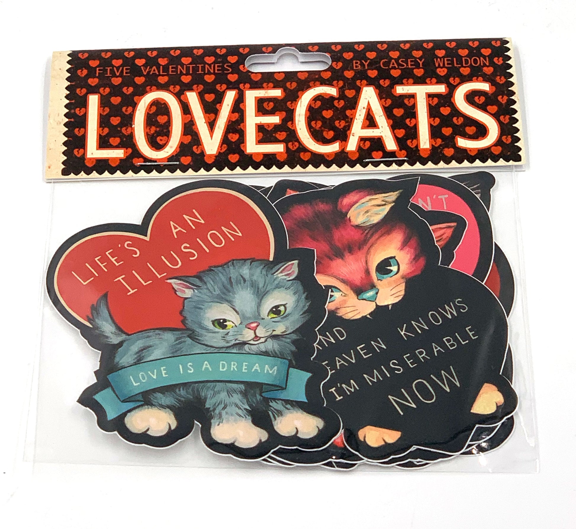 Casey Weldon - "Love Cats" Sticker Set Volume One! - Spoke Art