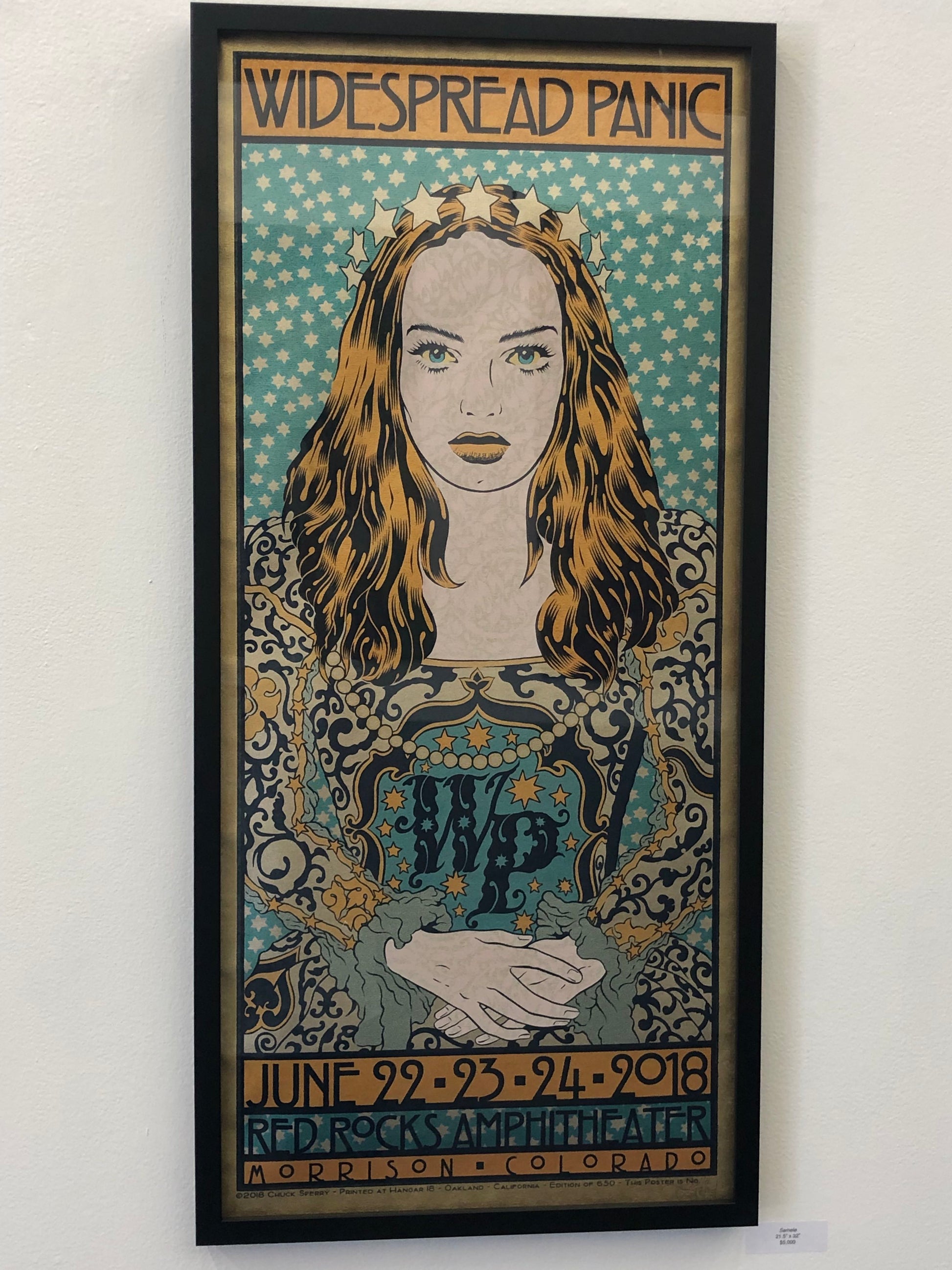 Chuck Sperry -  Widespread Panic, Red Rocks 2018 - Spoke Art