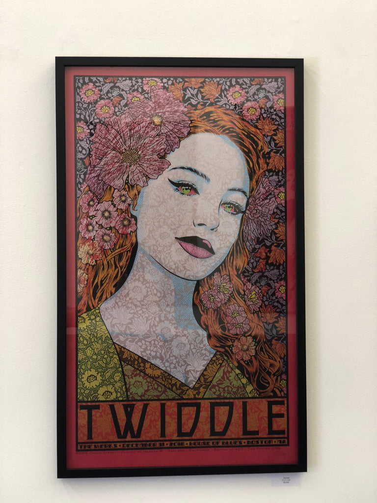 Chuck Sperry - "Twiddle, New Years Eve 2018" (Unreleased Red Linen Variant) - Spoke Art