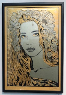 Chuck Sperry - "The Seer" (Gold Metallic Paper Signed Test Print) - Spoke Art