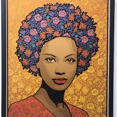 Chuck Sperry -  Athena (Oak Panel) - Spoke Art