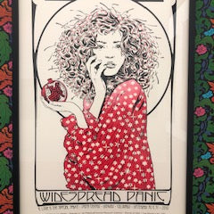 Chuck Sperry - "Widespread Panic, Winter Lady" (Red, Black Signed Test Print) - Spoke Art