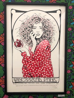 Chuck Sperry - "Widespread Panic, Winter Lady" (Red, Black Signed Test Print) - Spoke Art