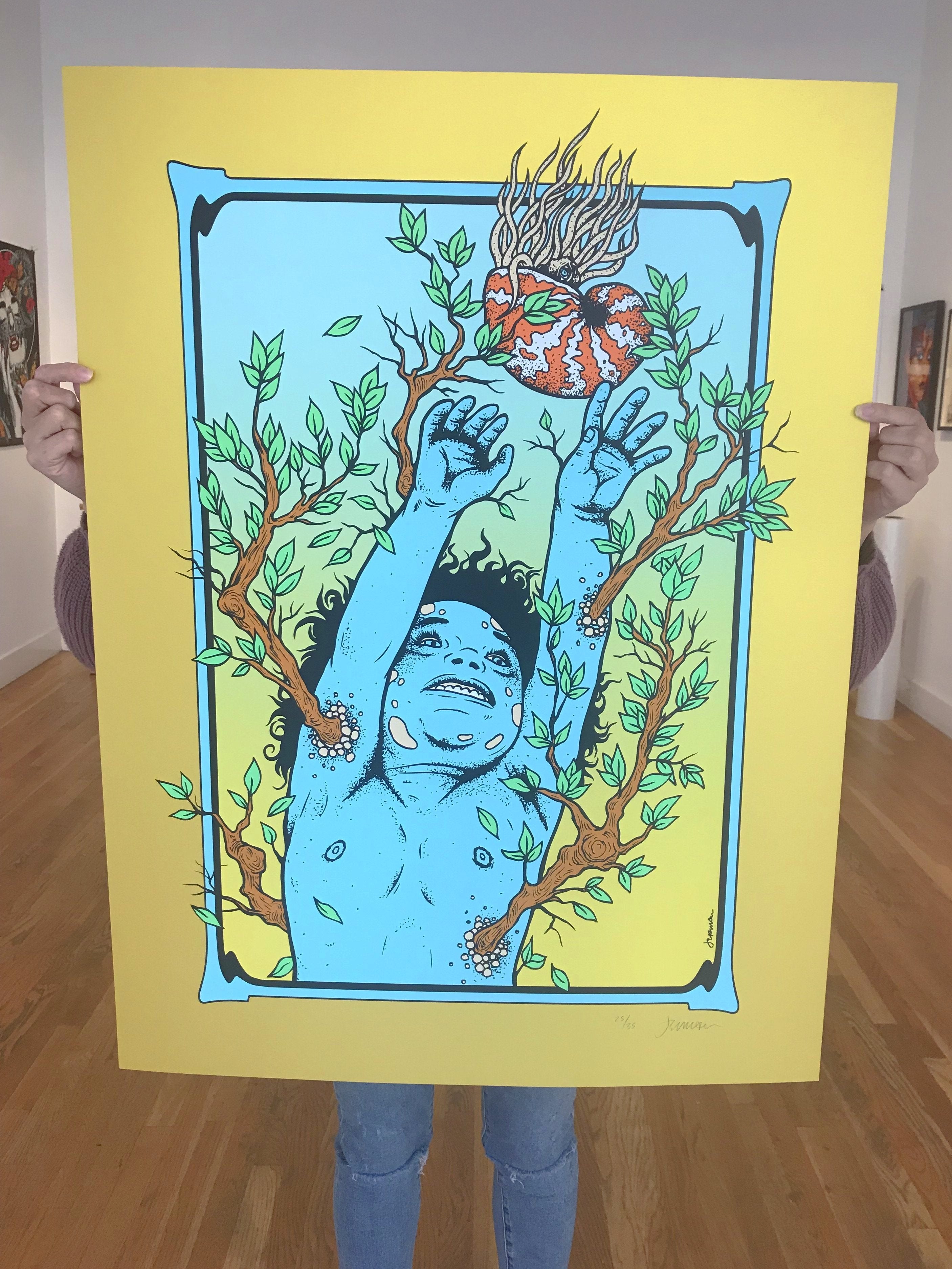 Jermaine Rogers - "Spring (gold variant)" - Spoke Art