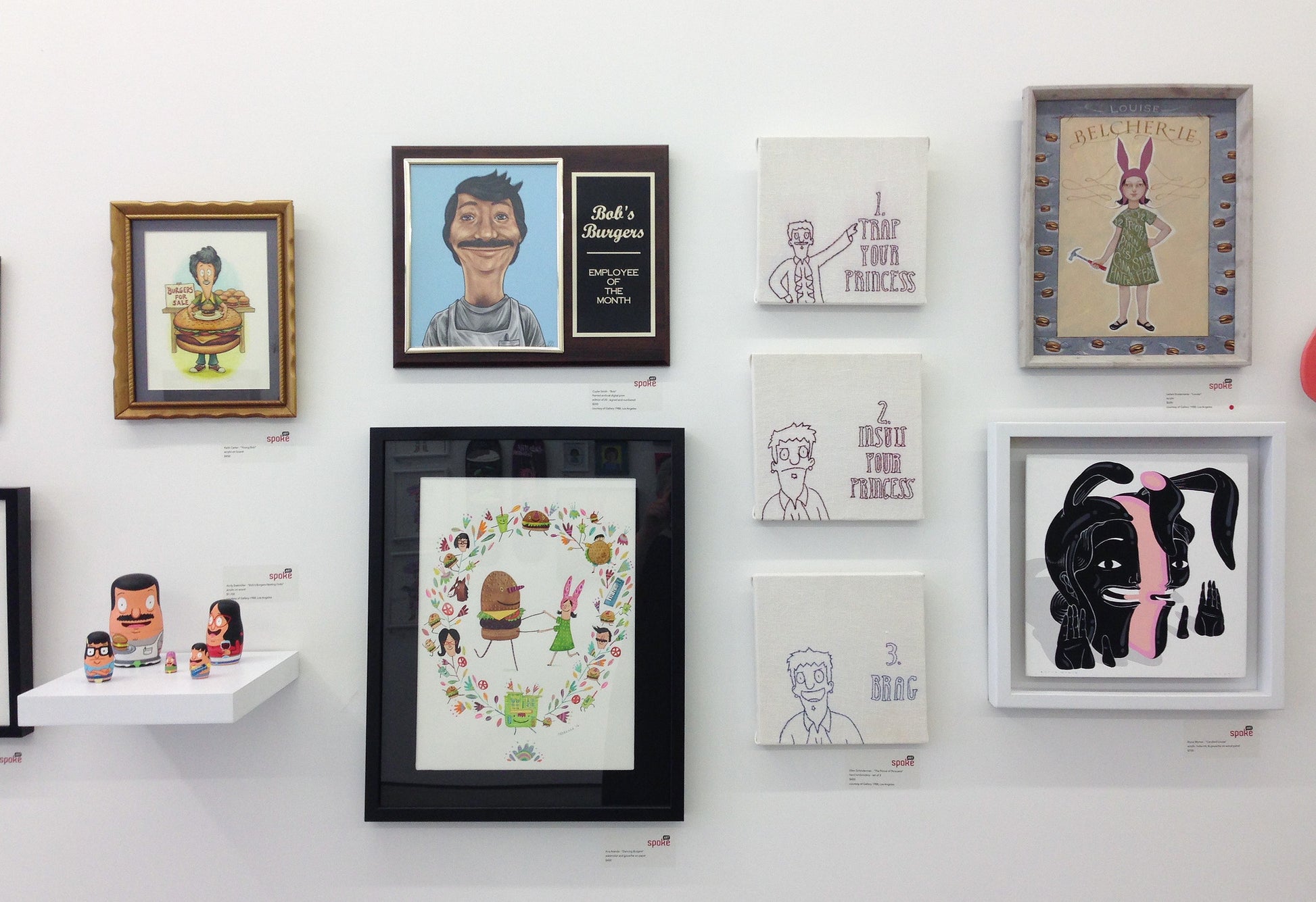 Andy Stattmiller - "Bob's Burgers Nesting Dolls" - Spoke Art