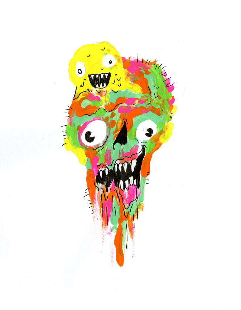 Alex Pardee - "I Painted This One With My Finger" - Spoke Art