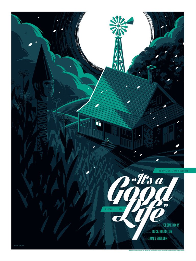 Tom Whalen - "It's a Good Life" - The Twilight Zone - Spoke Art