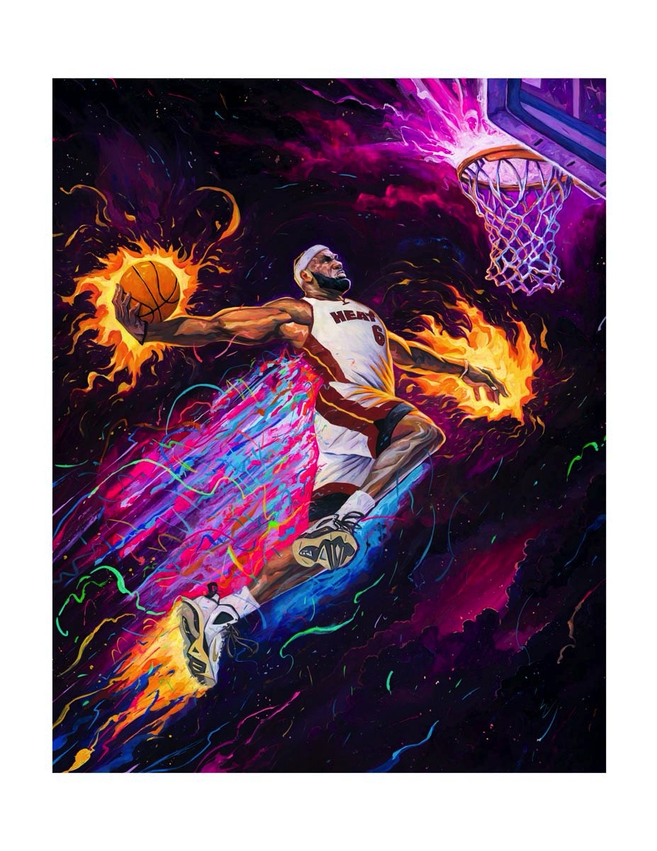 Rich Pellegrino - "King of the Court" (Regular Timed Edition - Lakers/Heat/Cavs) - Spoke Art