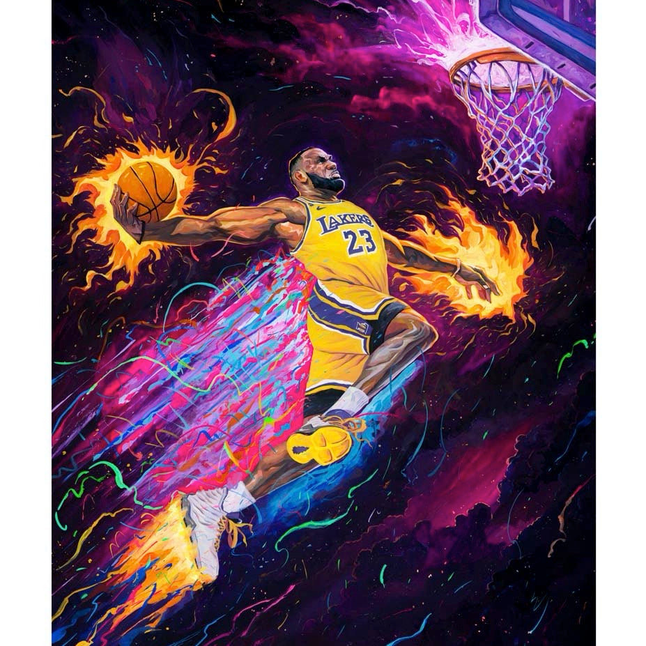 Rich Pellegrino - "King of the Court" (Regular Timed Edition - Lakers/Heat/Cavs) - Spoke Art