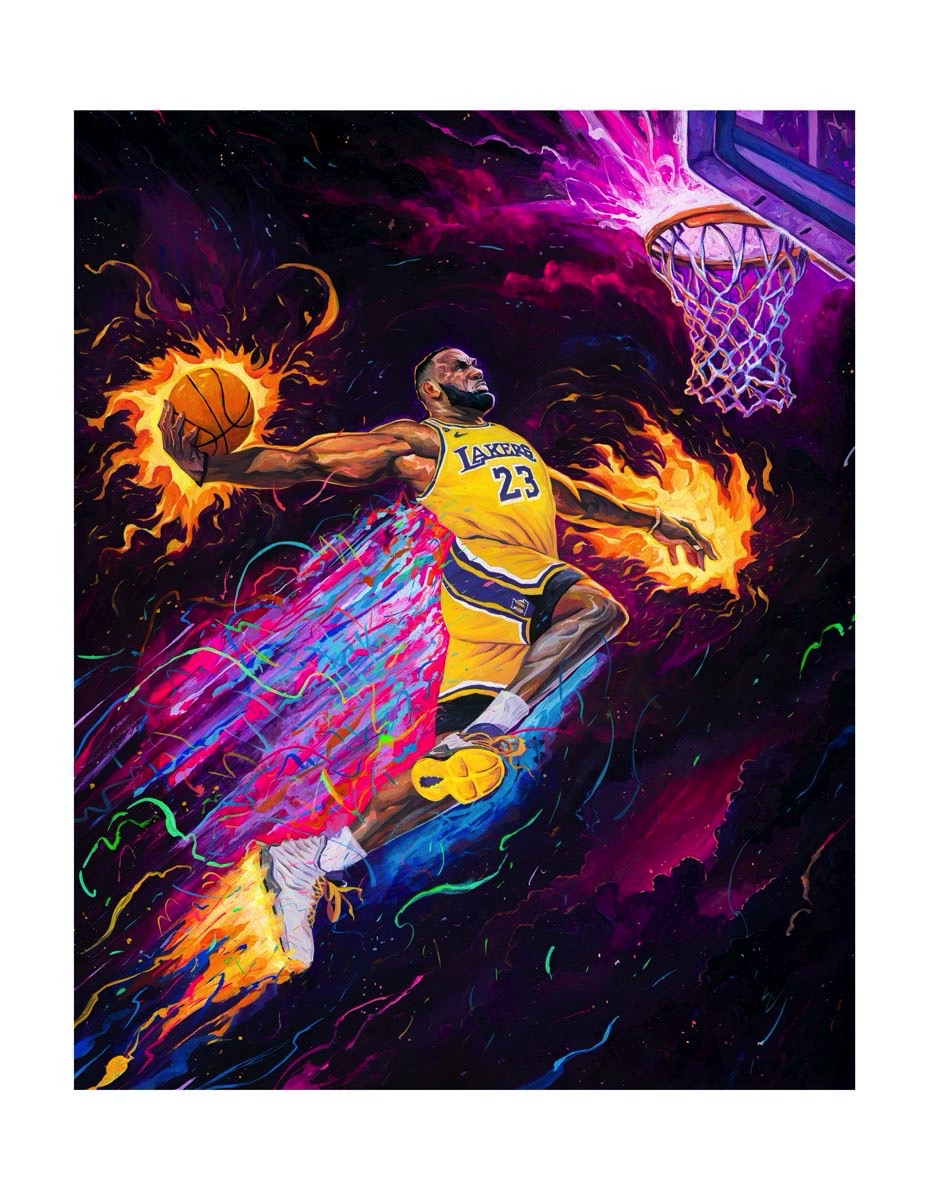 Rich Pellegrino - "King of the Court" (Regular Timed Edition - Lakers/Heat/Cavs) - Spoke Art