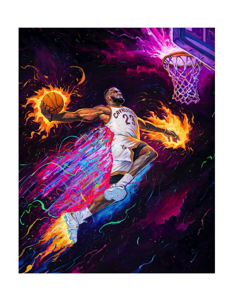 Rich Pellegrino - "King of the Court" (Regular Timed Edition - Lakers/Heat/Cavs) - Spoke Art