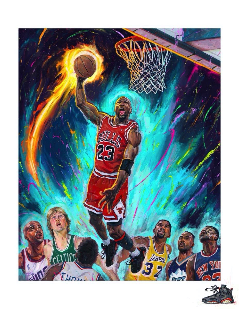 Rich Pellegrino - "Jumpman Takes Flight" - Spoke Art