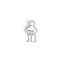Instruction Man Enamel Pin - Spoke Art