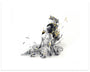 JP Neang - "Lady Kappa & Lady Kitsune" diptych print set - Spoke Art