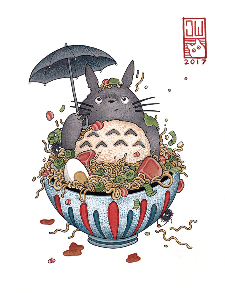 Jan Willem - "Totoro Ramen" - Spoke Art