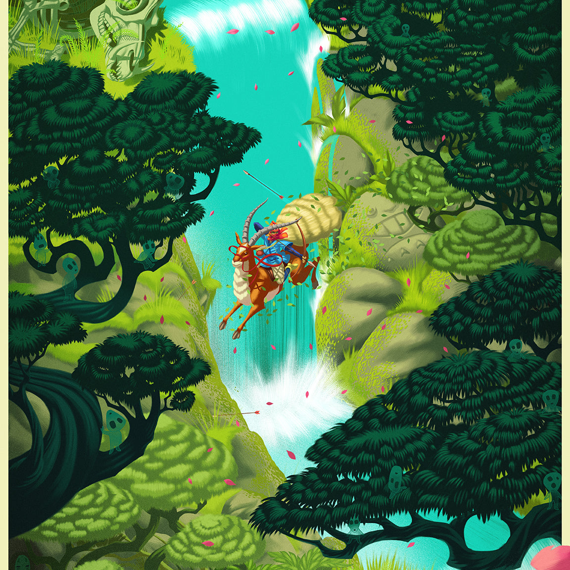 Jay Gordon - "Ashitaka & Yaukul" - Spoke Art