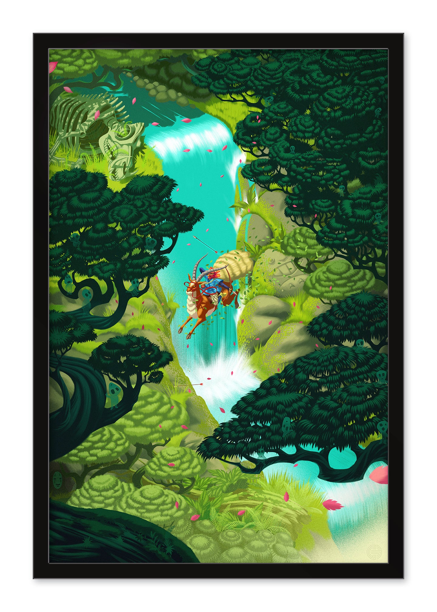 Jay Gordon - "Ashitaka & Yaukul" - Spoke Art