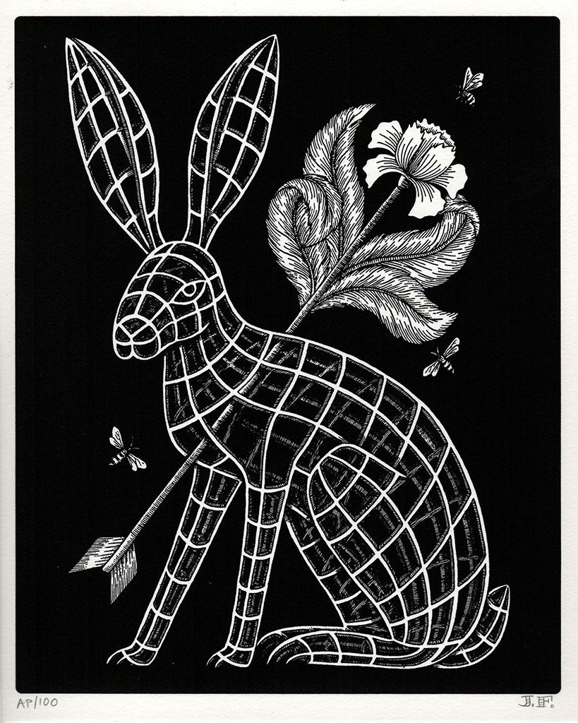 Jayde Cardinalli - "The Hare" (print) - Spoke Art