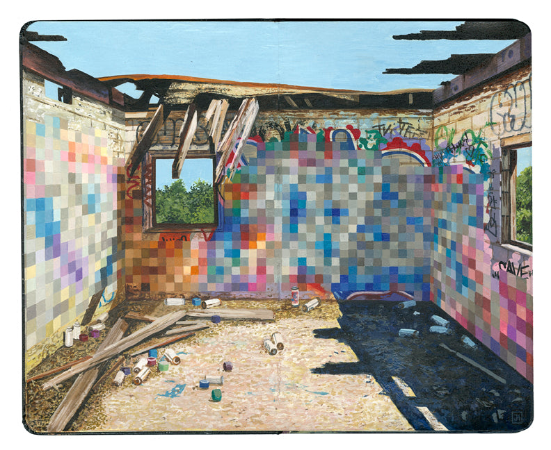 Jessica Hess - "Sweeney Pixels I" - Spoke Art
