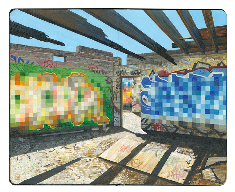 Jessica Hess - "Sweeney Pixels II" - Spoke Art