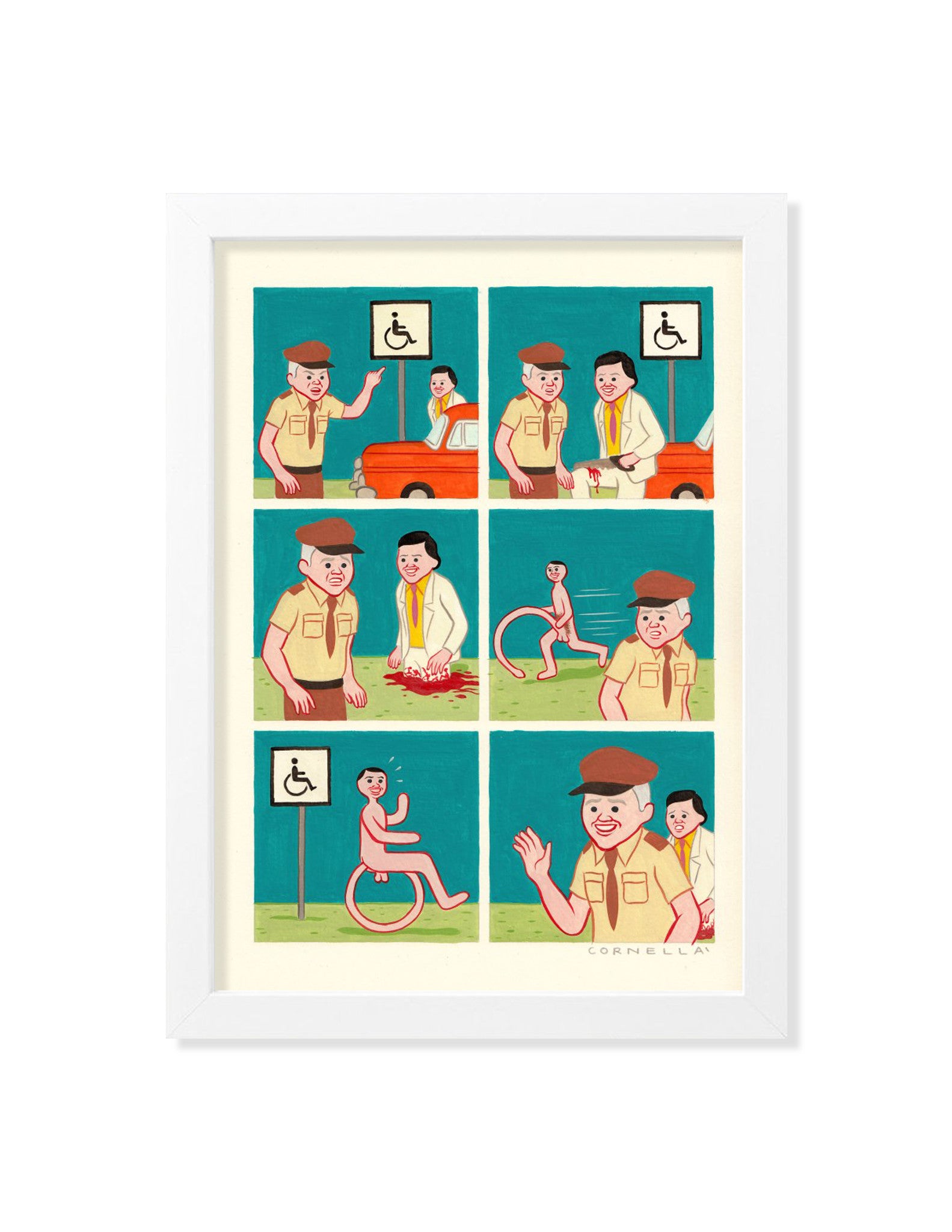 JOAN CORNELLA SIGNED SOT 2016 FIRST EDITION Selfie Stick Art