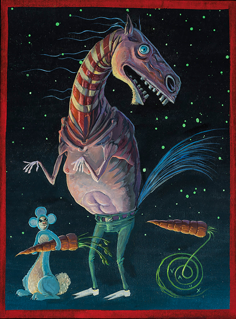 Joe Vaux - "Horsapien" - Spoke Art