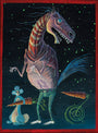 Joe Vaux - "Horsapien" - Spoke Art